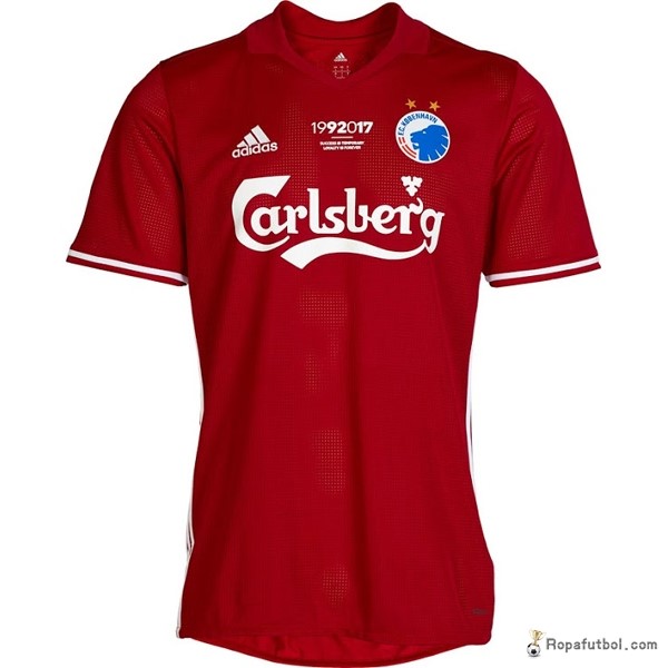 Camiseta Copenhague Replica Tercera Ropa 2017/18 Rojo